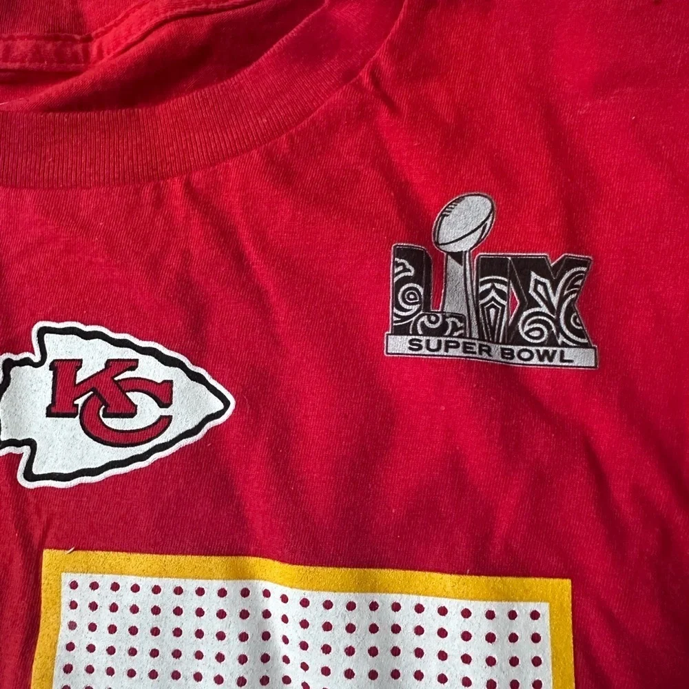 Kansas City Chiefs Mahomes Red Super Bowl LVIII Name & Number T-Shirt
